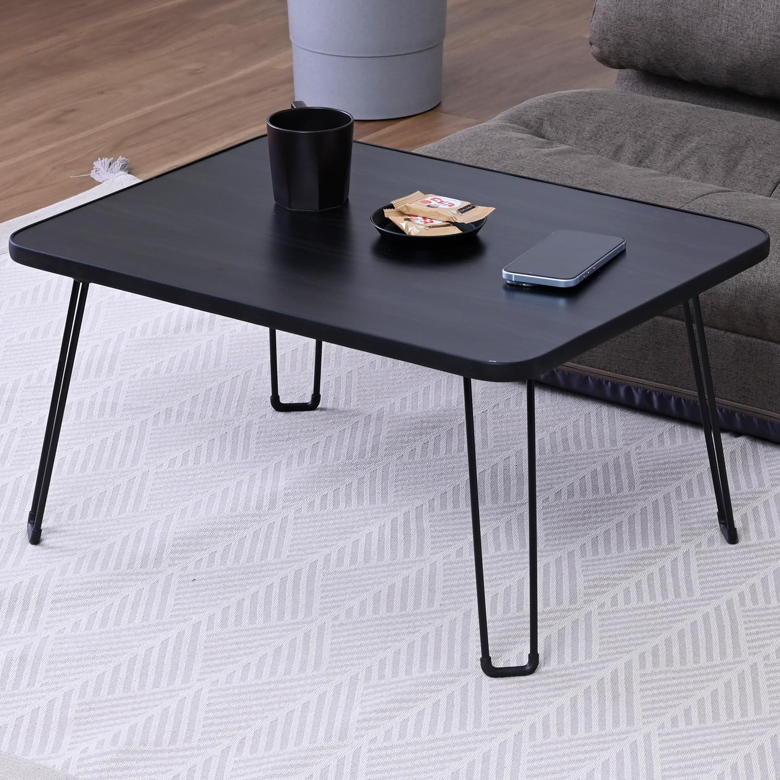 Amazon.com: Yamazen MLT-6045 (GBK) Folding Low Table, 23.6 x 17.7